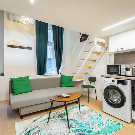 Cute Gallery Flat In Budapest, Spring 아파트